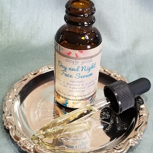 Day and Night Face Serum- Natural moisturizer with argan, grapeseed and essential oils