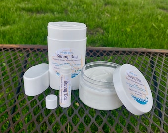 Sunny Day: Natural Water-Resistant Sunscreen- Natural sun protection, sunblock