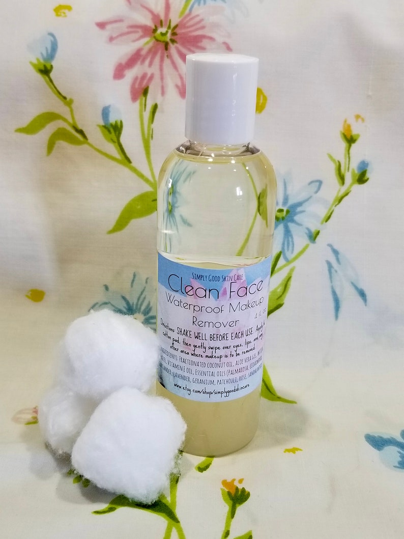 Clean Face: Waterproof Makeup Remover gentle, natural, safe for contact wearers, encourages lash growth image 2