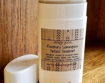 Natural Deodorant- Non-toxic, aluminum free, detoxifying