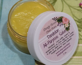 Dandelion All-Purpose Salve- soothe skin irritations, relieve swelling