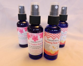 Body Spritz- naturally moisturizing and refreshing- 2 oz