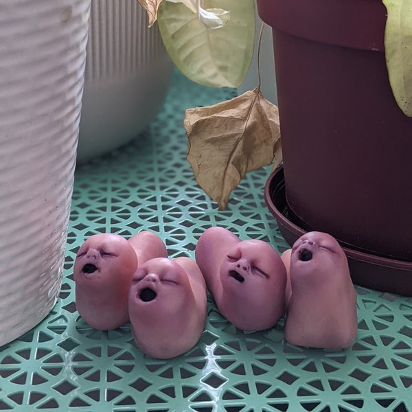 Polymer Clay Creepy Cute Weird Figurines/ Baby Nuggets