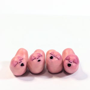 Polymer Clay Creepy Cute Weird Figurines/ Baby Nuggets