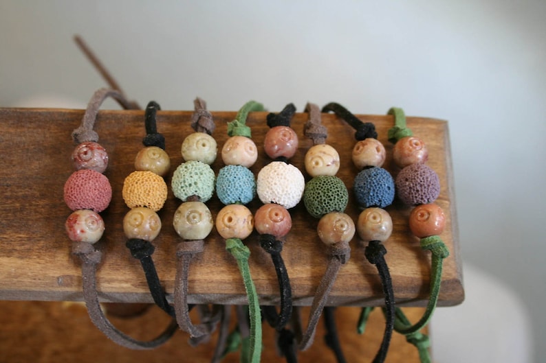 Diffuser Suede Bracelet Essential Oil Bracelet Aromatherapy Etsy Canada