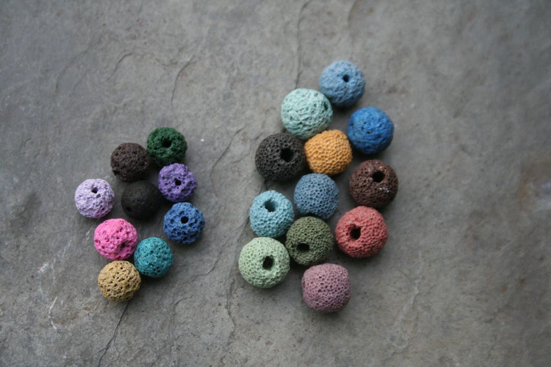 Essential Oil Lava Beads, Extra Beads for Necklace, Diffuser Beads