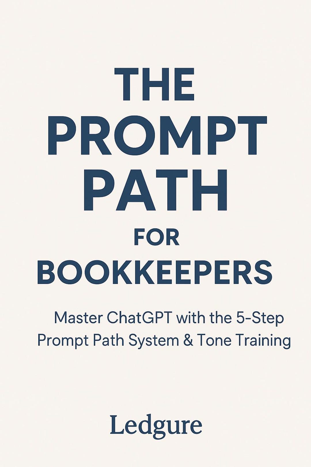 The Prompt Path for Bookkeepers | Chatgpt Guide + Workbook | Digital ...