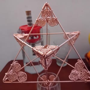 Tensor Copper Merkaba: Sacred Geometry, Spiritual Tool