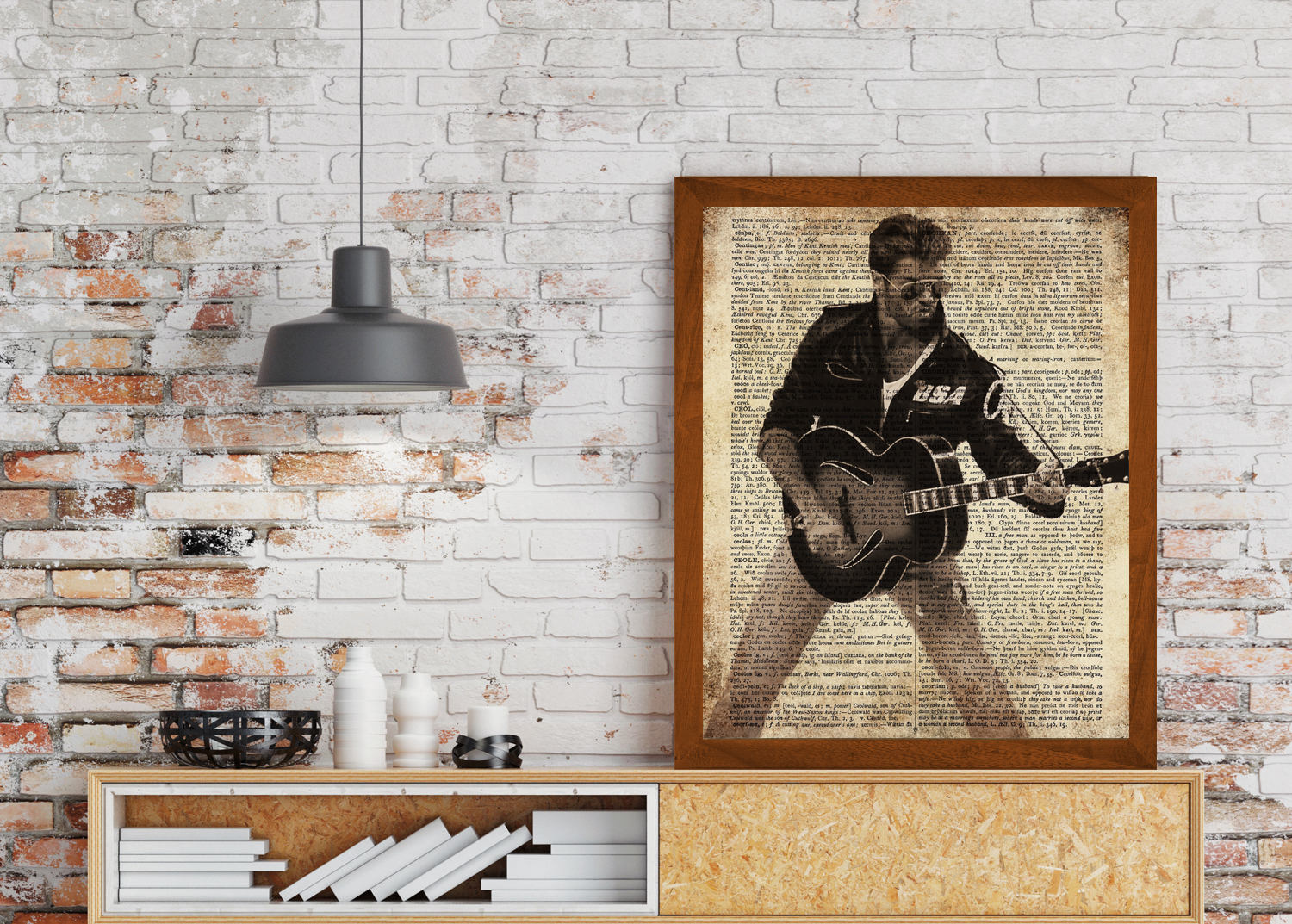 Michael Art Print Michael Wall Art Book Page Etsy