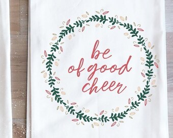 クリスマス用小麦粉袋タオル - クリスマスホステスギフト - クリスマスタオル - クリスマスデコレーション - お母さんへのクリスマスギフト - クリスマスキッチンデコレーション