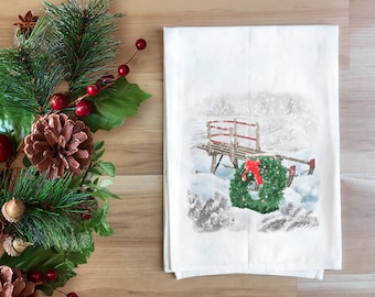 Weihnachten Mehl Sack - Weihnachten Gastgeberin Geschenke - Weihnachten Handtücher - Weihnachtsdekoration - Weihnachten Küche Handtuch - Weihnachts-Geschenk für Mama