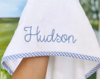 Embroidered Hooded Towel