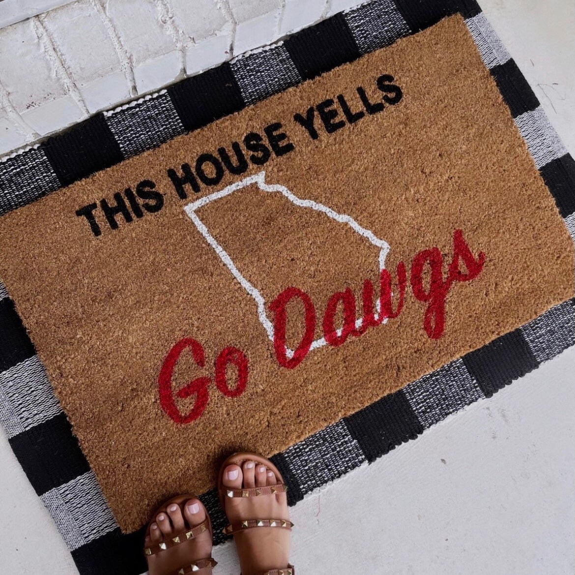 UGA Doormat | Personalized Doormat | Go Dawgs | UGA SEC