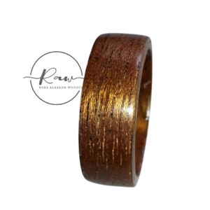 Makore Bent wood Ring