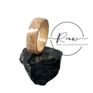 Chestnut Bent Wood Ring