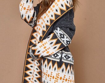 womens aztec sweater