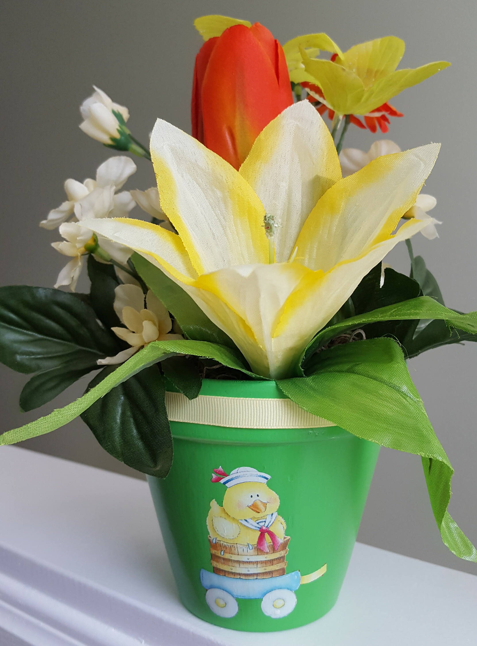 Celebratory Silk Plants for New Baby Etsy