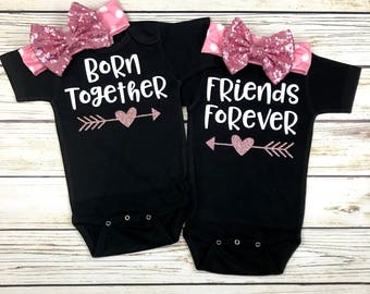 Matching twin girl outfits Clearance