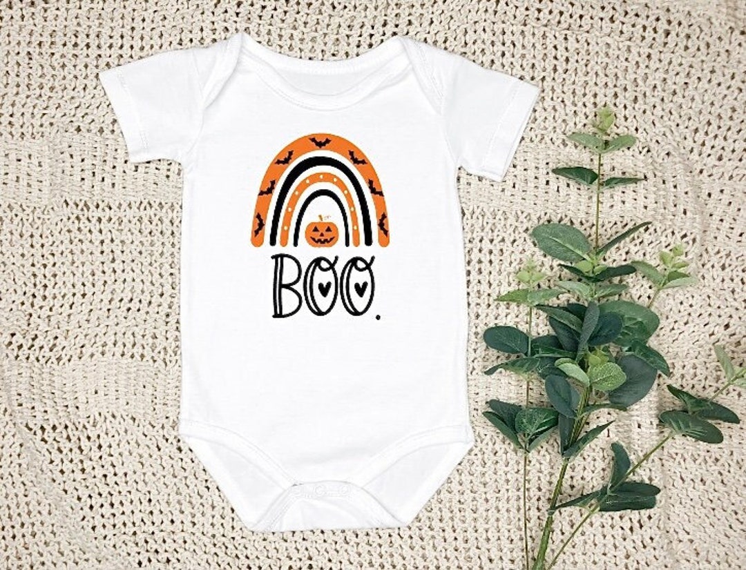 Halloween Boho Rainbow Baby Girl Bodysuit Etsy