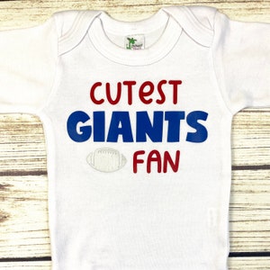 Cutest Giants Fan Football Bodysuit Gender Neutral