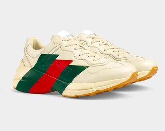 Rhyton Green Red - Basketball, Sneakers, shoes, Trainers, Fitness, Men sneakers, Women's sneakers