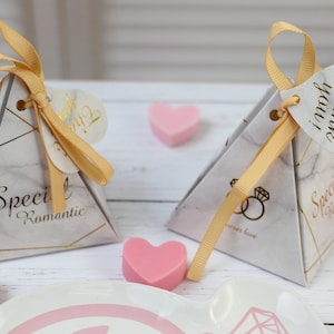 Handmade soap favour, wedding party favour,wedding favor,bridal shower gift, heart, ring