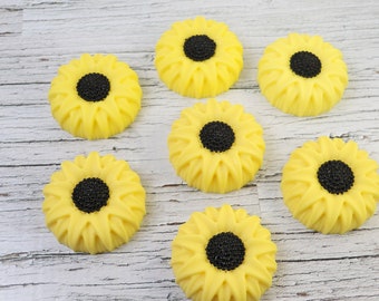 Handmade soap flower "Sunflower" to support Ukrainian people