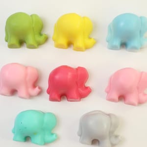 Sabonete artesanal lembra elefante/bebê elefante/lembrança de aniversário/chá de bebê/lembrança de festa