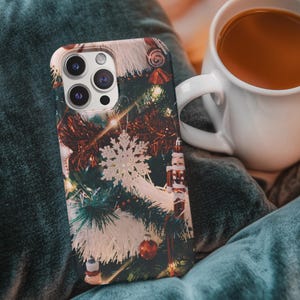 Christmas Tree Phone Case: Festive Nutcracker iPhone Case