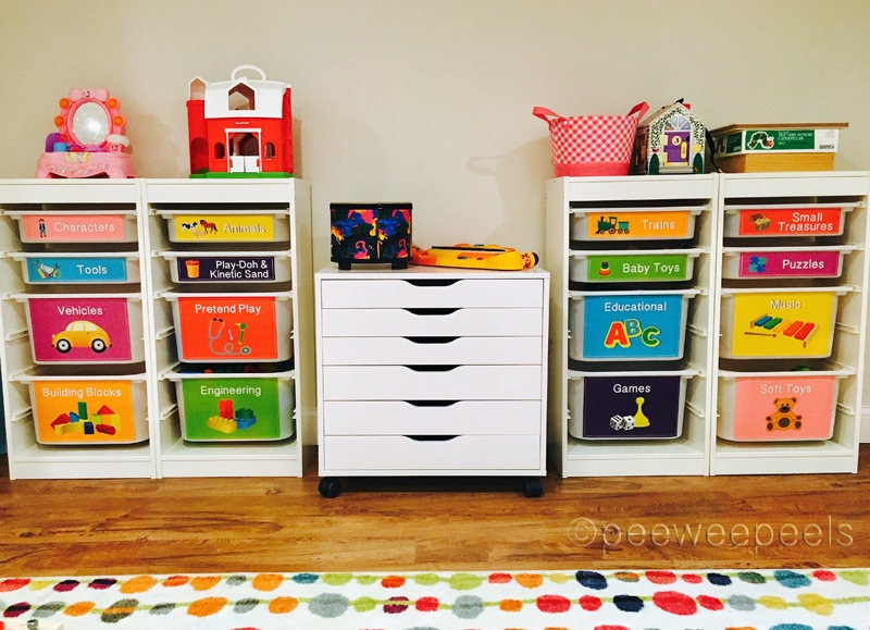 Game Storage Board Game Storage Toy Bin Labels Adhesive Etsy