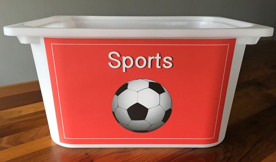 sports toy bin