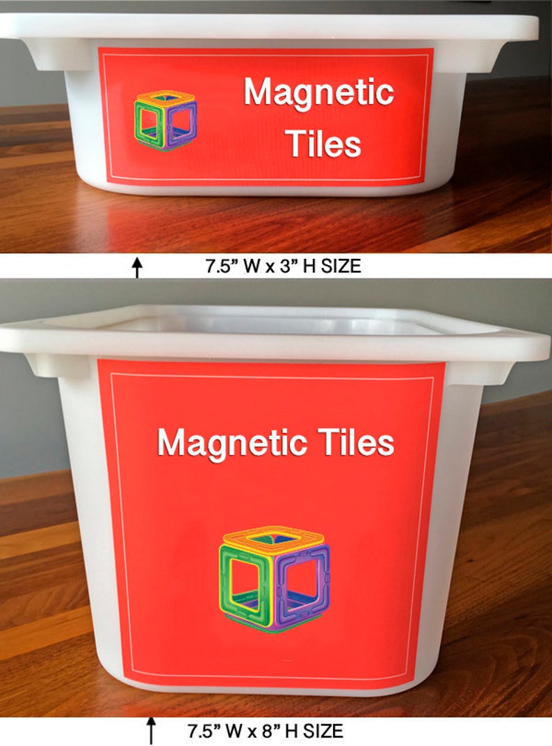 Tiles Decals Toy Bin Labels Toys Toy Etsy Singapore