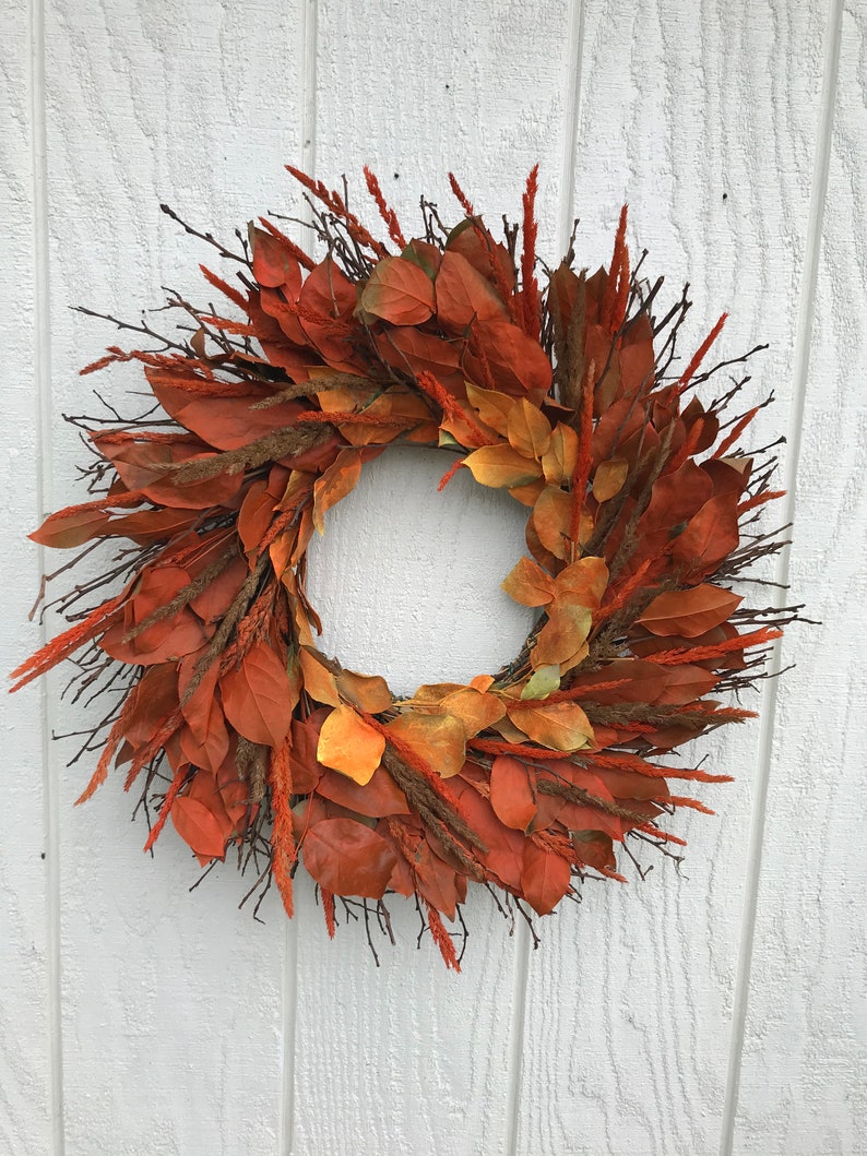 Wreath Door Size Natural Wreaths Handmade Image 0