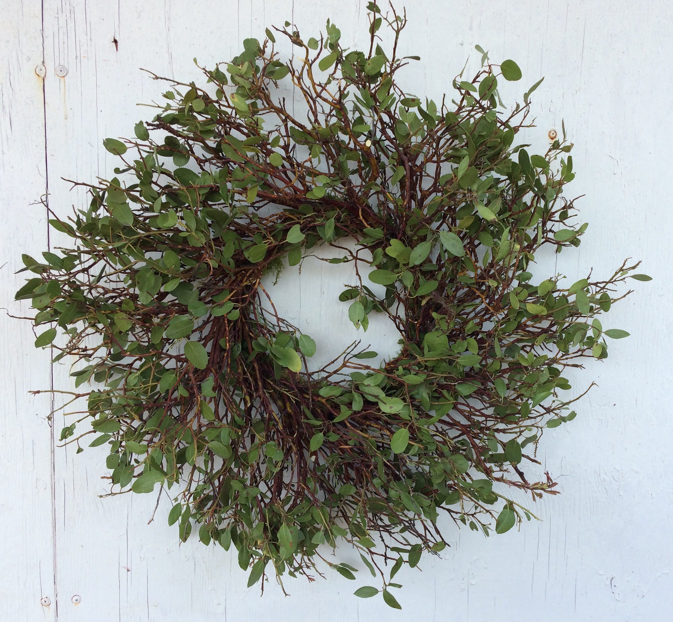 Small Wreath Door Size Wreath Manzanita Wreath Large Wreath Etsy UK