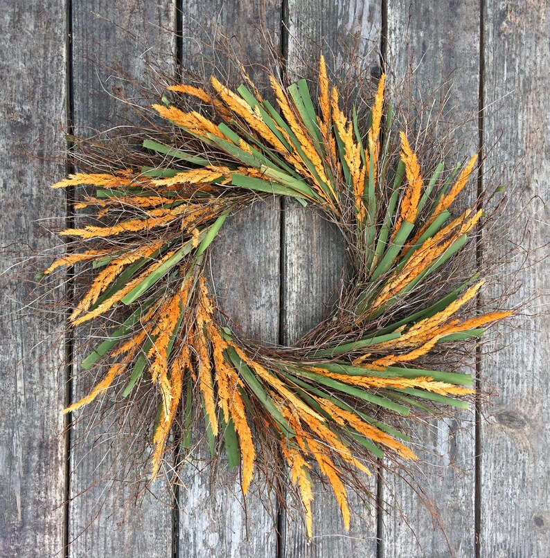 Wreath Door Size Wreath Natural Decor Front Door Wreath Etsy