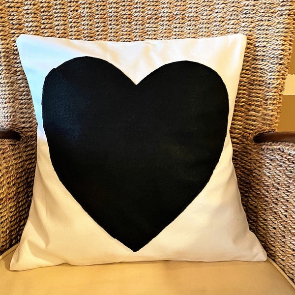 Heart Pillow Etsy