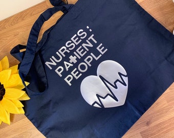 Nurses: Patient People Tote Bag | Gift for Nurses