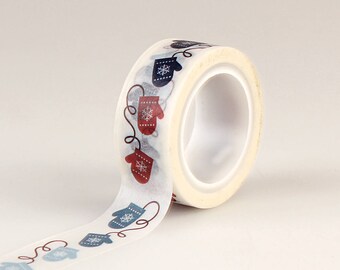 Winter Mittens Christmas Washi Tape