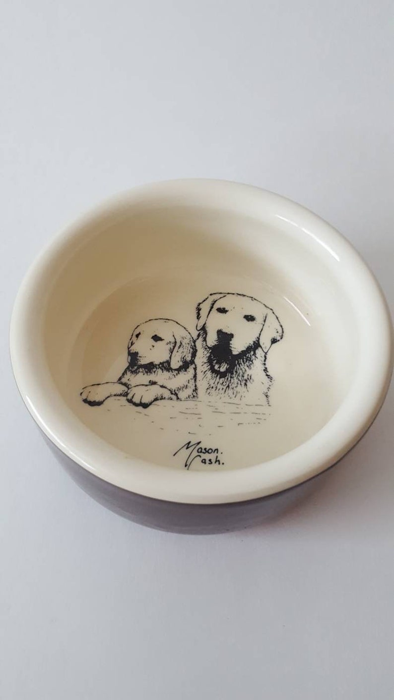 Mason cash dog food bowl/pet Etsy