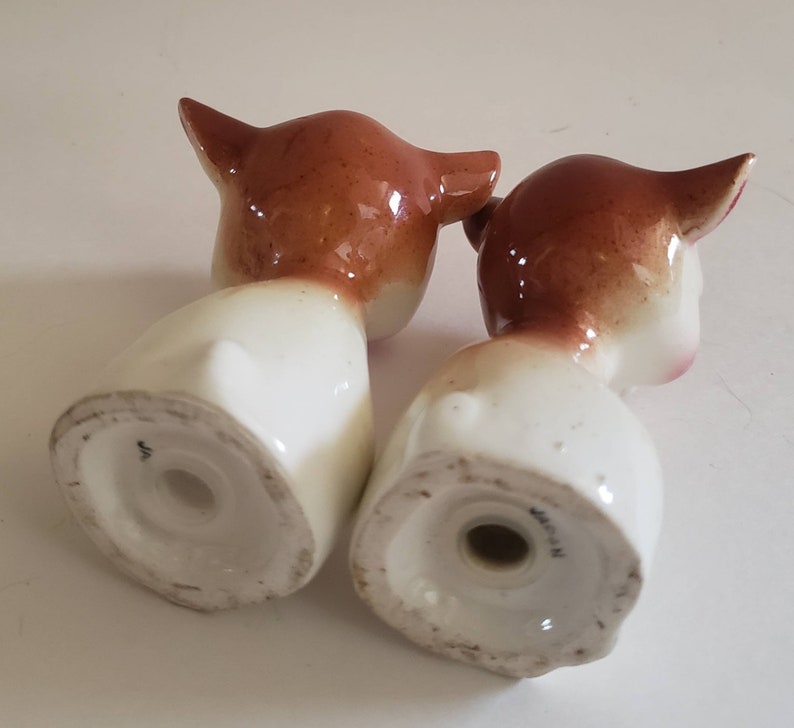 Vintage Deer Salt and Pepper Shakers/flower in Etsy