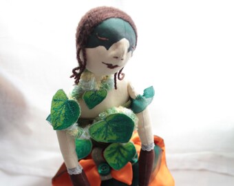 Cinderella Art Doll, Halloween Masquerade Ball OOAK Doll