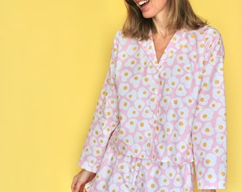 Cotton Pajama Gift Set in Scrambled, Short/Long Sleeve, Pants/Shorts
