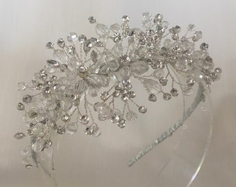 Cristal, Crystal Headband, Wedding Headband, Wedding Tiara, Bridal Headpiece