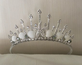 Rona Starfish Halo, Headband, Bridesmaid Tiara, Flowergirl Headpiece