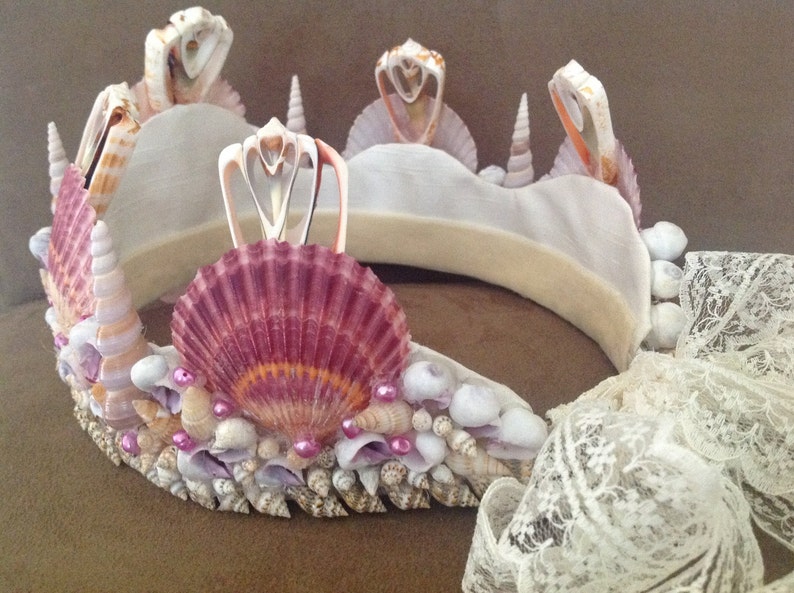 Coral Queen Shell Crown | Etsy