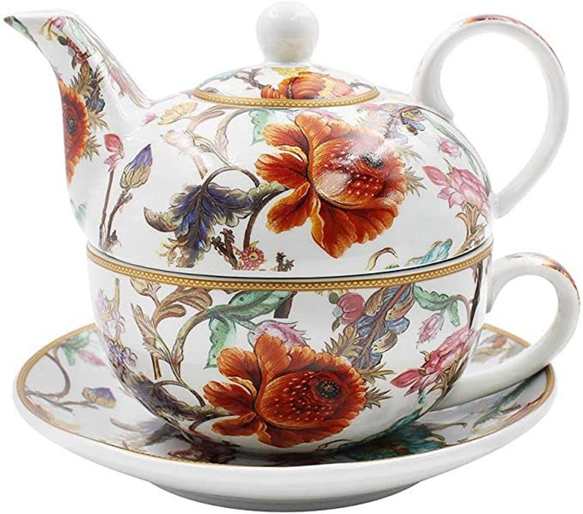 William Morris Anthina Design Tea for One Set Etsy UK