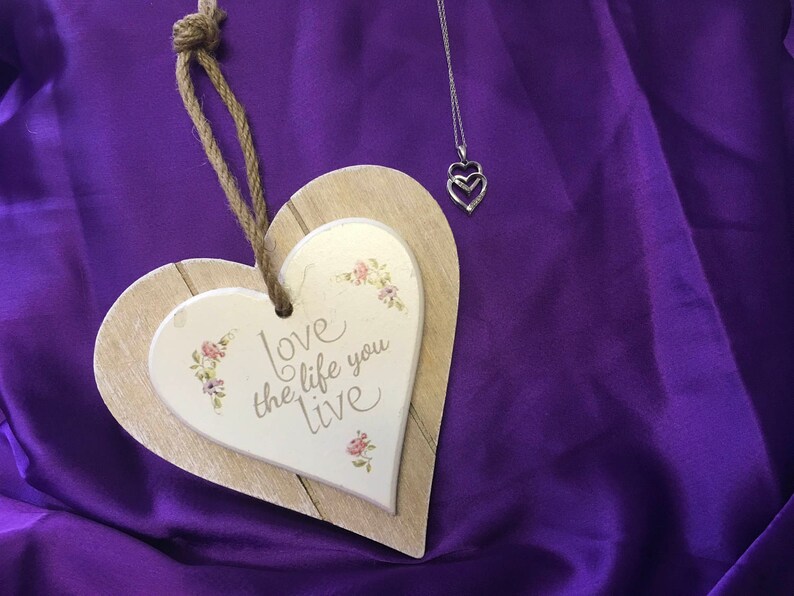 N0066 Love the life you live Door Hanger