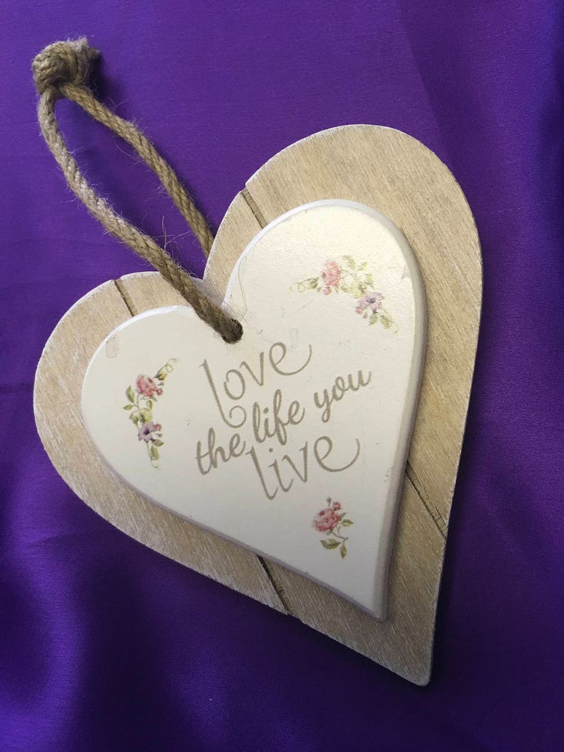 N0066 Love the life you live Door Hanger