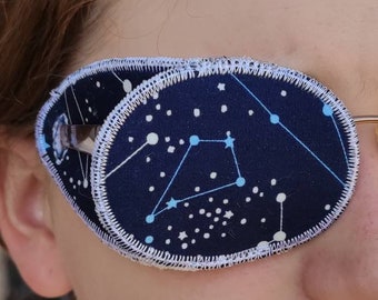 Eye patch for adult, kids,  lazy eye, amblyopia, occlusion therapy treatment, eye patch for under glasses, constellation