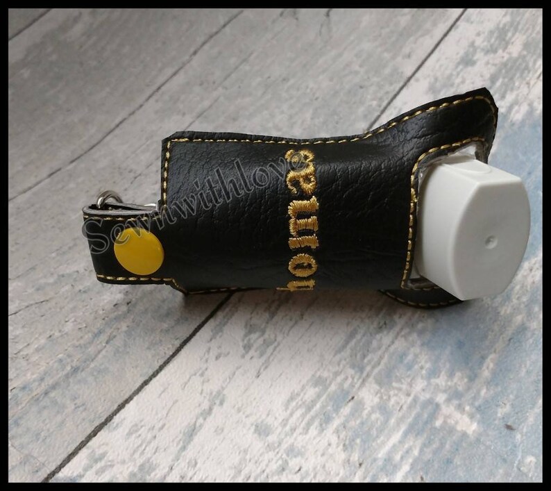 Personalised asthma inhaler case keychain keyring inhaler Etsy